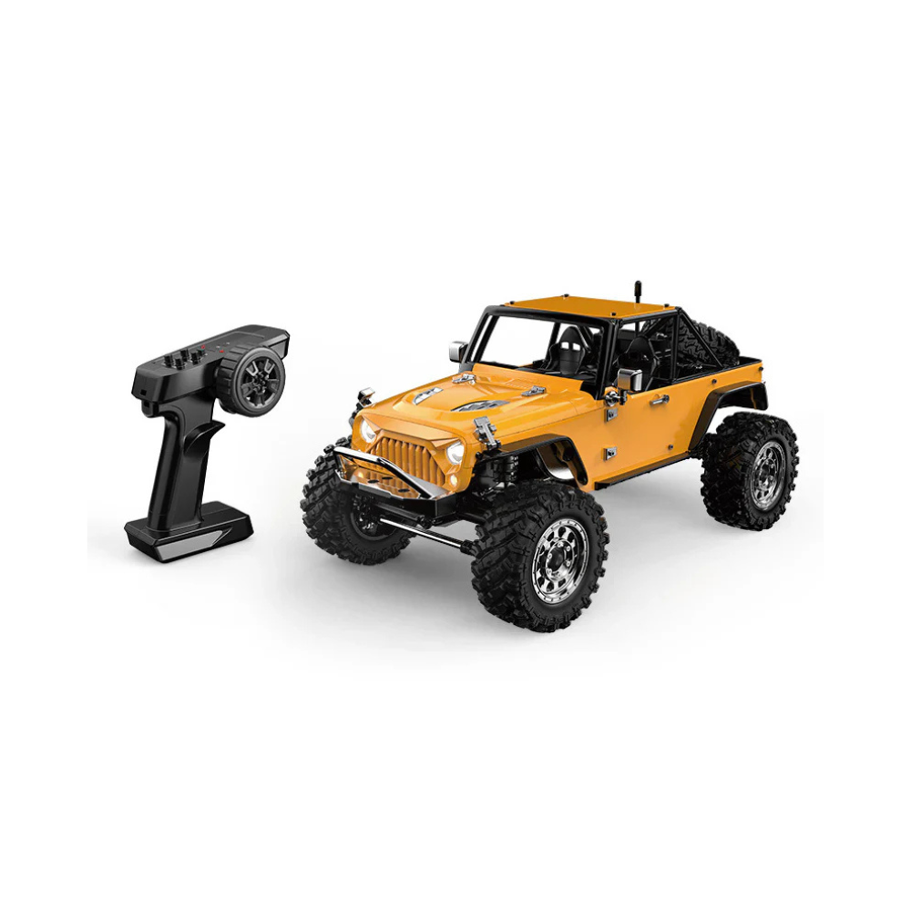 MJX Hyper Go H12Y+ 1/12 Scale RC Car High-Torque 3650 Brushless BLDC Motor Aluminum Shell - Yellow