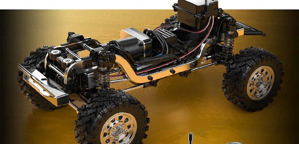 MJX Hyper Go H12Y+ 1/12 Scale RC Car High-Torque 3650 Brushless BLDC Motor Aluminum Shell - Yellow - Image 5