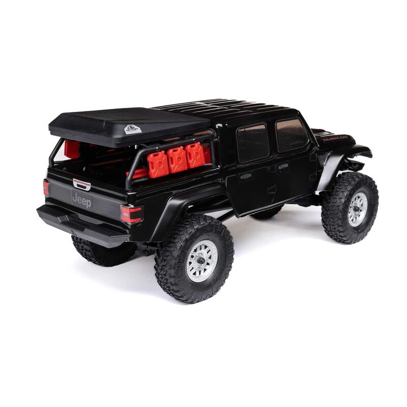 1/24 SCX24 Jeep JT Gladiator 4X4 RTR Brushed Rock Crawler (Battery & Charger Included), Green - Image 26