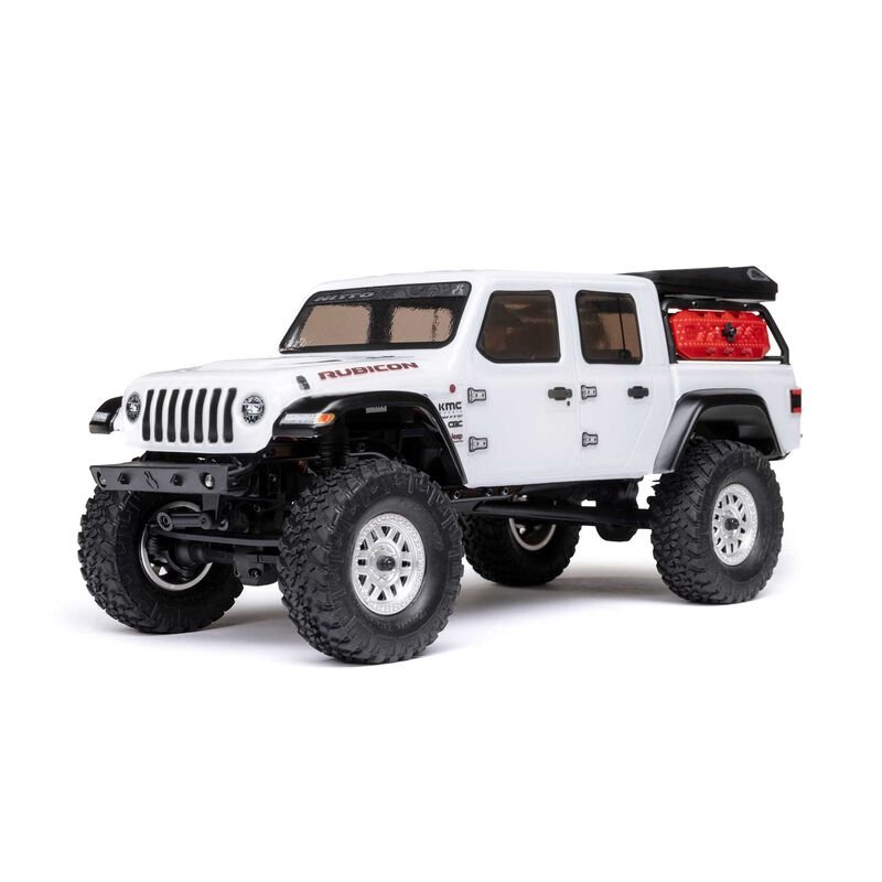 1/24 SCX24 Jeep JT Gladiator 4X4 RTR Brushed Rock Crawler (Battery & Charger Included), Green - Image 29
