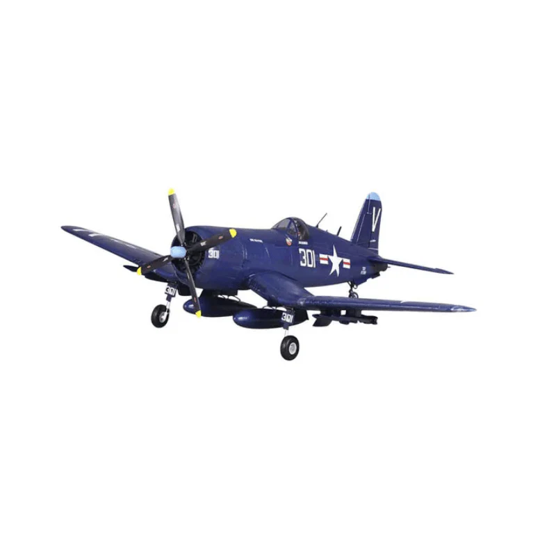 FMS 1400mm (55.1") F4U Corsair PNP Blue RC Plane with 4250 KV540 Brushless Motor 70A ESC Scale Flaps & Lights - Image 10