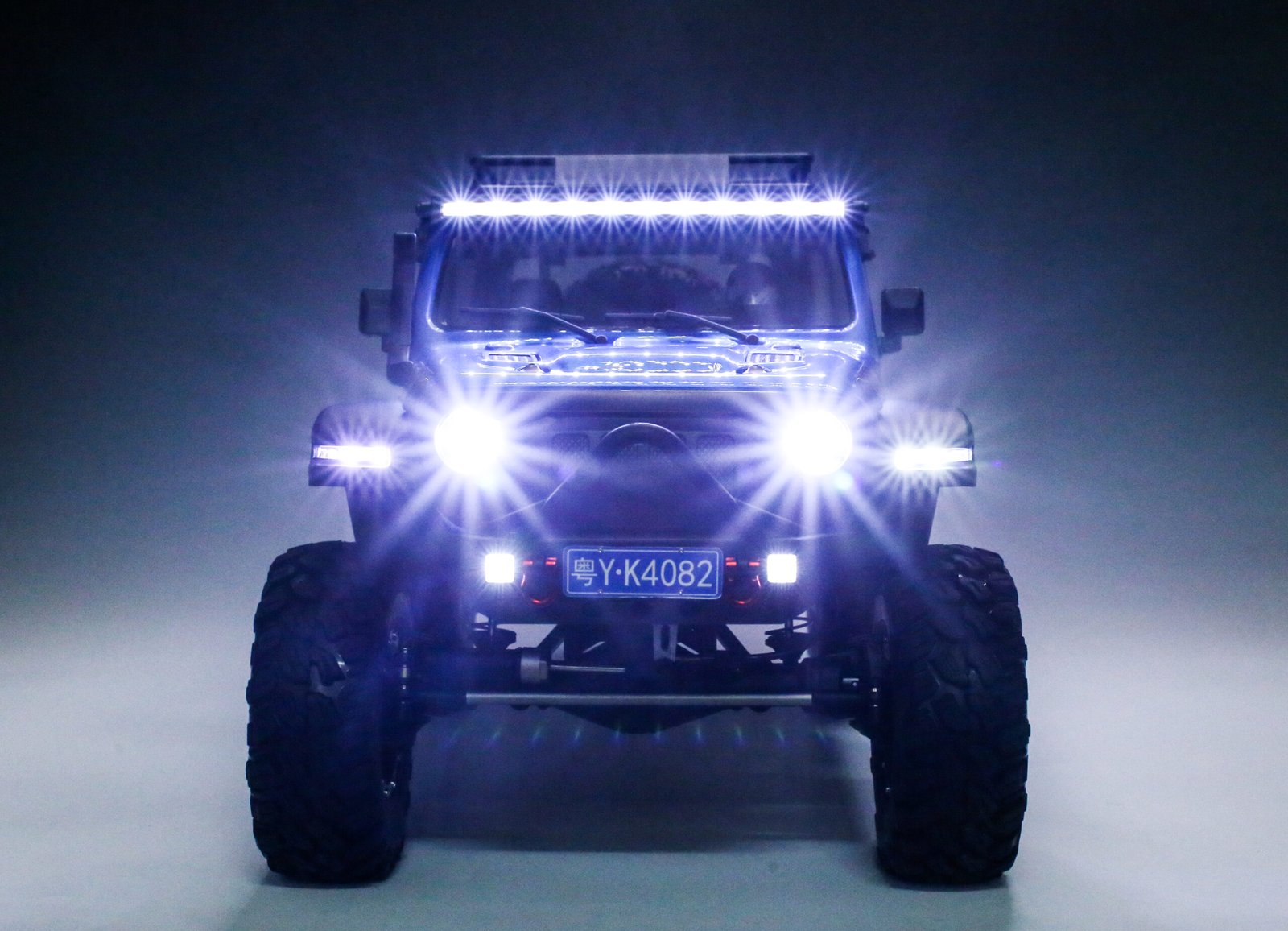 YIKONG YK4082 -V3 (JEEP RUBICON) -1/8 4WD Upgraded Version RC Crawler Car RC Climbing Vehicles Model RTR with Light System High Quality RC Car - Image 15