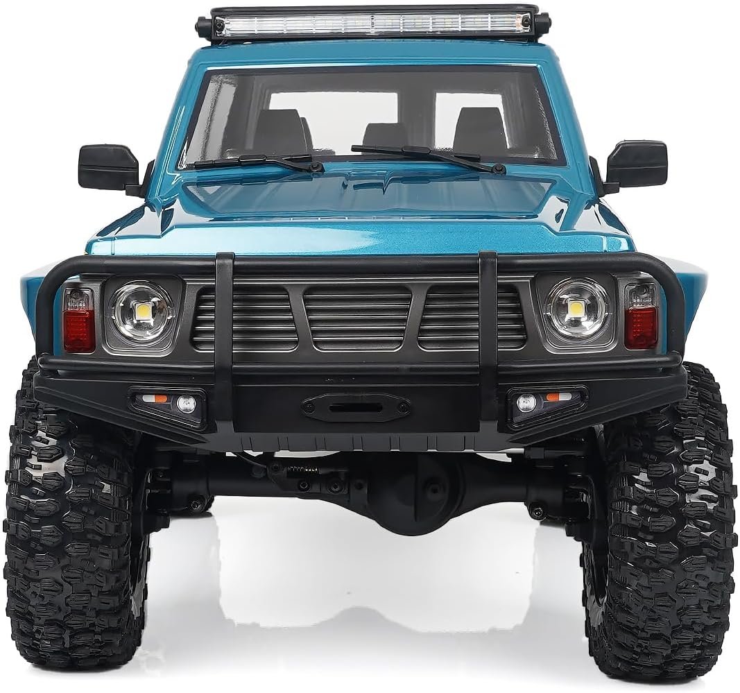 YIKONG YK4107 1/10 4WD RC Car Rock Crawler (NISSAN PATROL) Two Speed- Differential Locks- LCG Chassis -Tank Turn LED Lights Off-Road Climbing Truck - Image 3