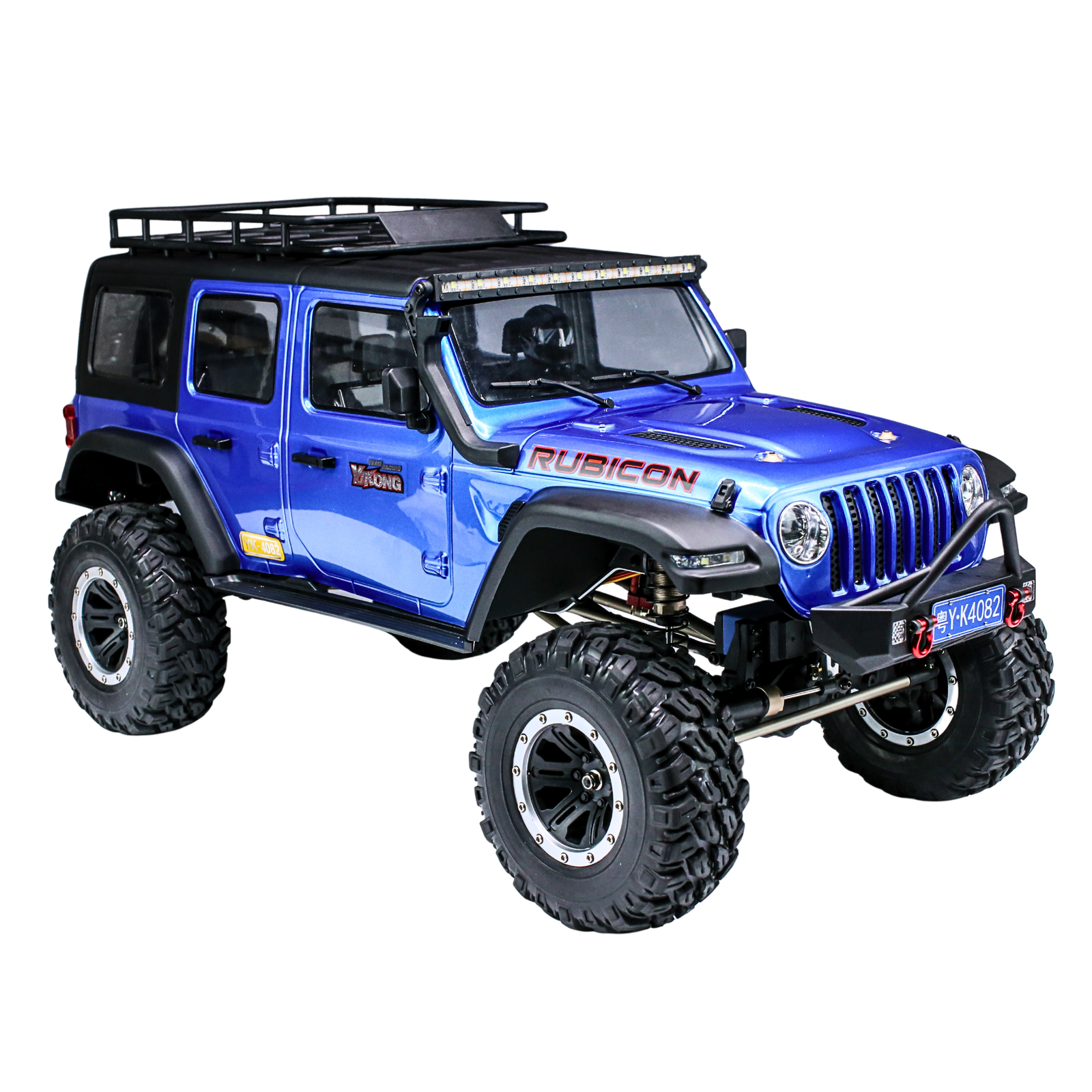 YIKONG YK4082 -V3 (JEEP RUBICON) -1/8 4WD Upgraded Version RC Crawler Car RC Climbing Vehicles Model RTR with Light System High Quality RC Car