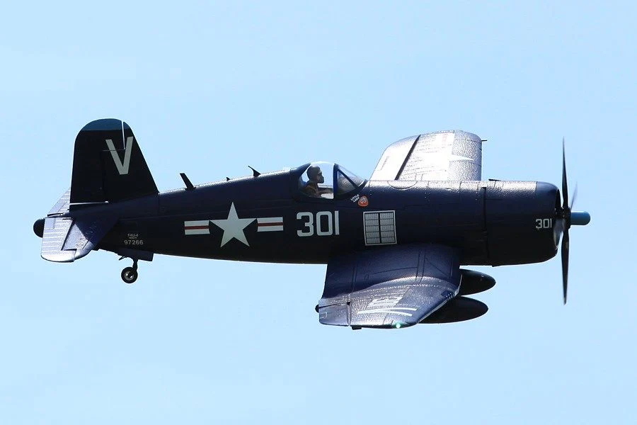 FMS 1400mm (55.1") F4U Corsair PNP Blue RC Plane with 4250 KV540 Brushless Motor 70A ESC Scale Flaps & Lights - Image 9