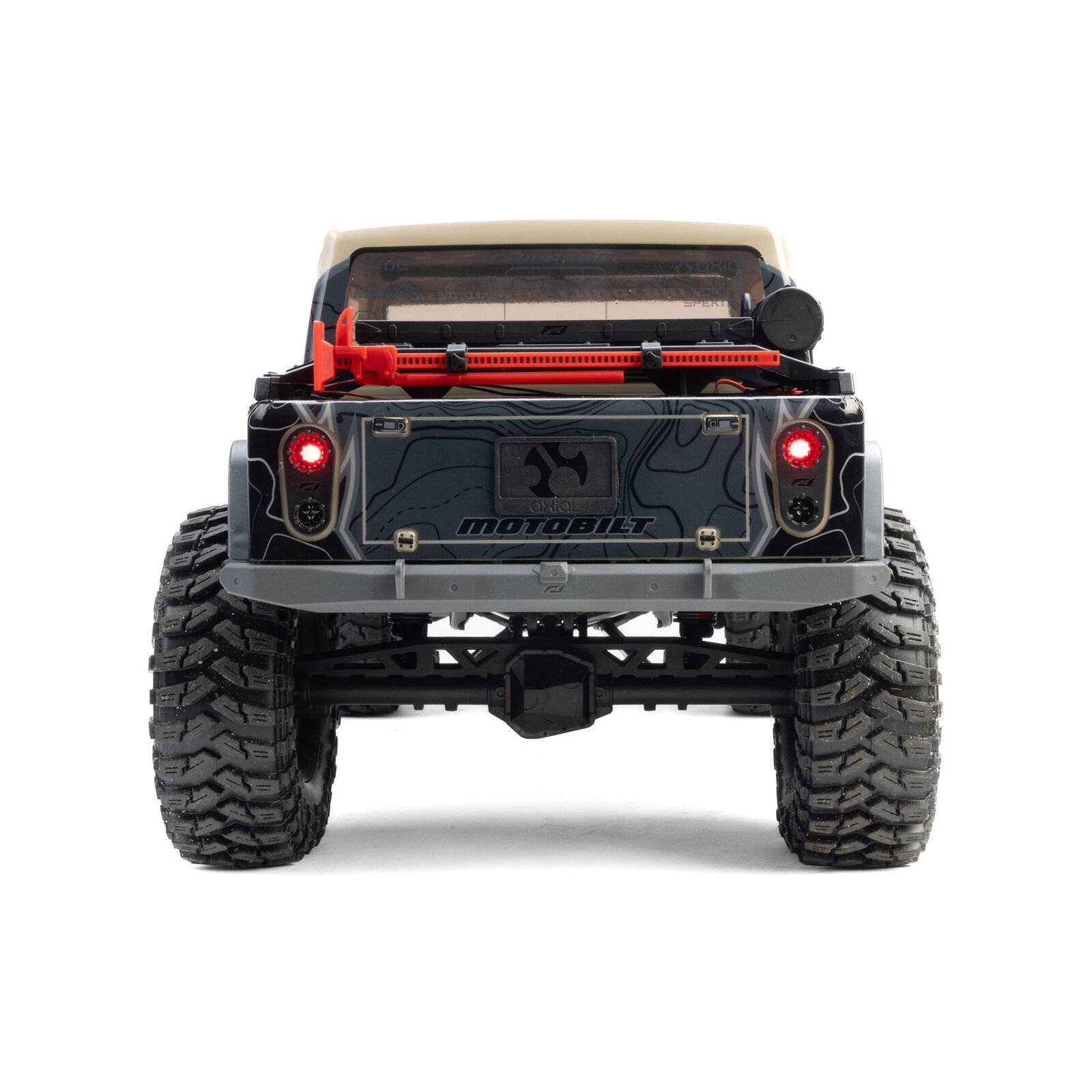 Axial 1/10 SCX10 III Motobilt Waypoint Jeep JT Gladiator 4X4 RTR Brushed Rock Crawler, Tan - Image 11